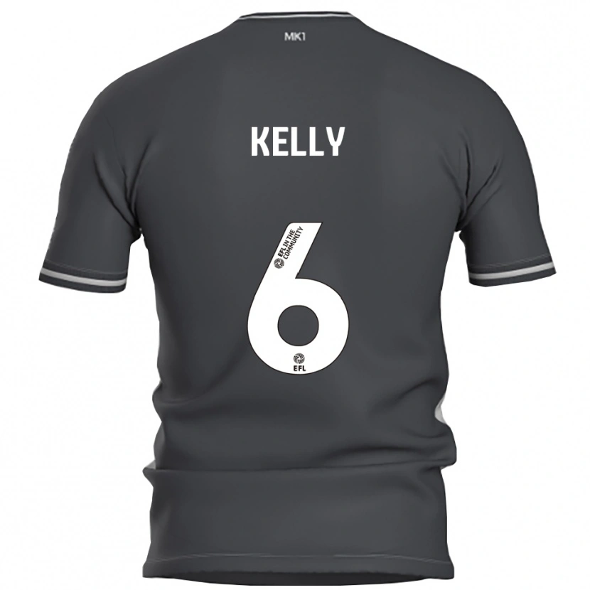 Danxen Dětské Liam Kelly #6 Šedá Stříbrná Daleko Hráčské Dresy 2025/26 Dres