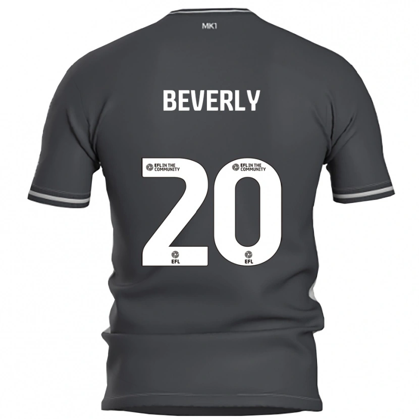 Danxen Dětské Poppy Beverly #20 Šedá Stříbrná Daleko Hráčské Dresy 2025/26 Dres