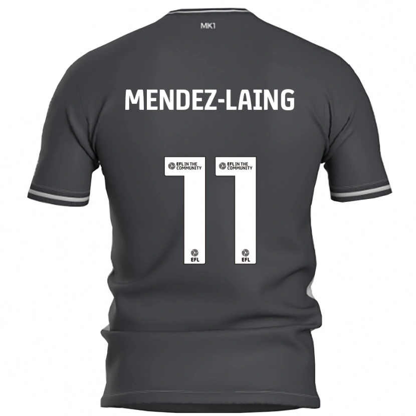 Danxen Dětské Nathaniel Méndez-Laing #11 Šedá Stříbrná Daleko Hráčské Dresy 2025/26 Dres