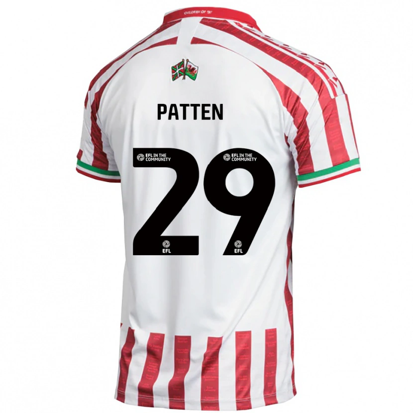 Danxen Dětské Keenan Patten #29 Červená Bílá Daleko Hráčské Dresy 2025/26 Dres