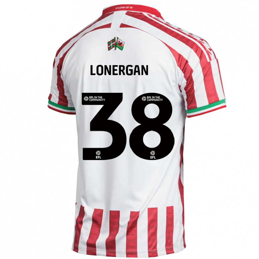 Danxen Dětské Riley Lonergan #38 Červená Bílá Daleko Hráčské Dresy 2025/26 Dres
