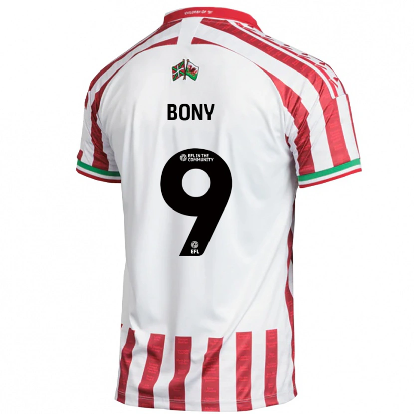 Danxen Dětské Orphee Bony #9 Červená Bílá Daleko Hráčské Dresy 2025/26 Dres