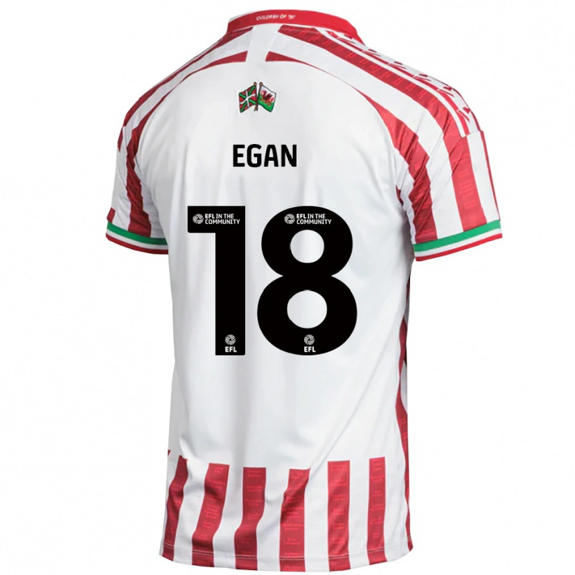 Danxen Dětské Cameron Egan #18 Červená Bílá Daleko Hráčské Dresy 2025/26 Dres