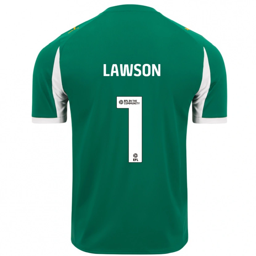 Danxen Dětské Harvey Lawson #1 Zelená Bílá Daleko Hráčské Dresy 2025/26 Dres