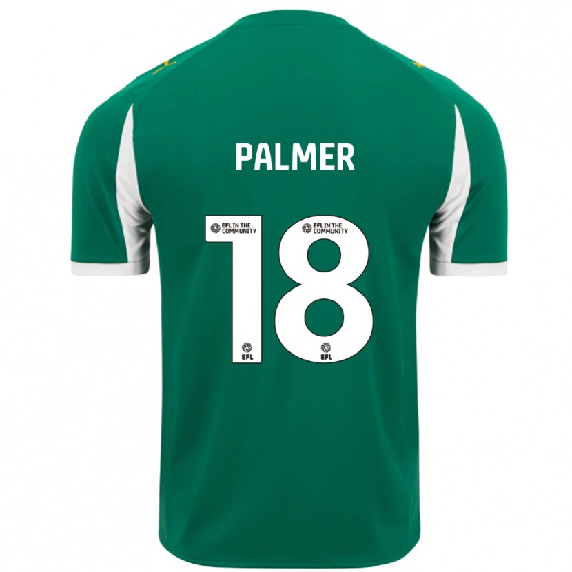 Danxen Dětské Matt Palmer #18 Zelená Bílá Daleko Hráčské Dresy 2025/26 Dres
