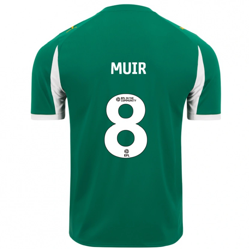 Danxen Dětské Kameron Muir #8 Zelená Bílá Daleko Hráčské Dresy 2025/26 Dres