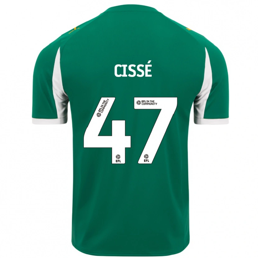 Danxen Dětské Cassius Cissé #47 Zelená Bílá Daleko Hráčské Dresy 2025/26 Dres