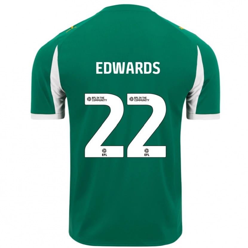 Danxen Dětské Curtis Edwards #22 Zelená Bílá Daleko Hráčské Dresy 2025/26 Dres