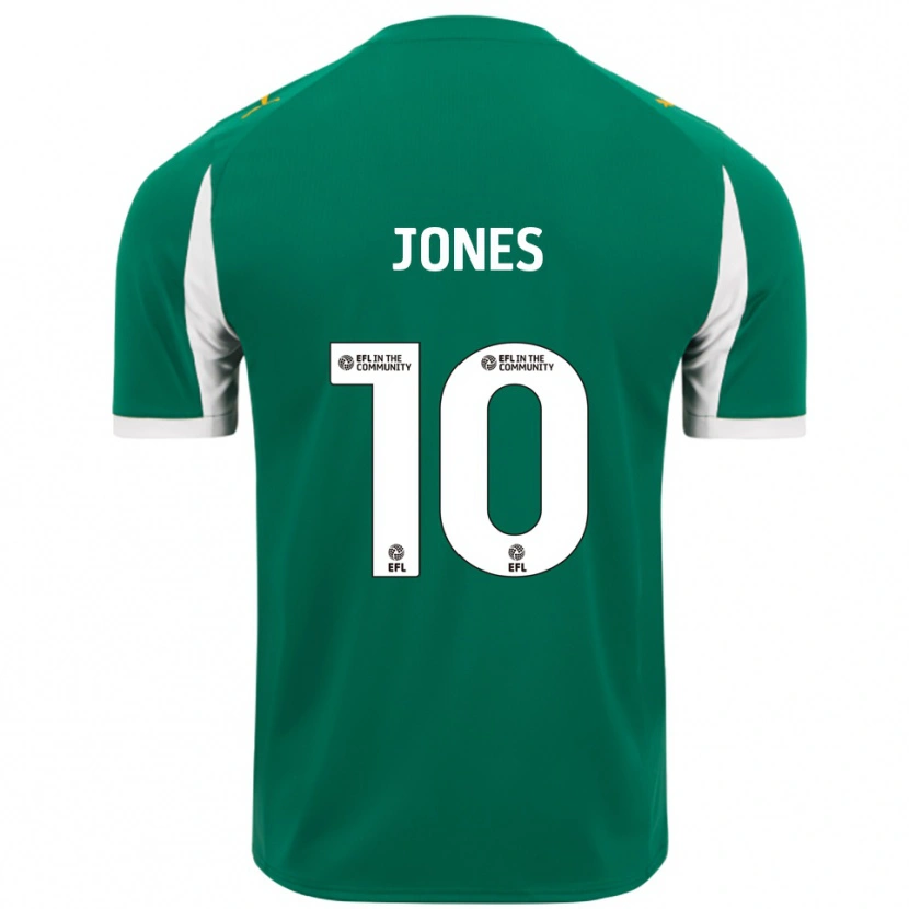 Danxen Dětské Jodi Jones #10 Zelená Bílá Daleko Hráčské Dresy 2025/26 Dres