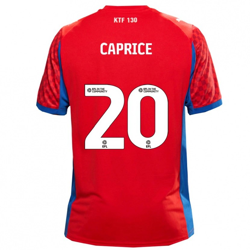 Danxen Dětské Jake Caprice #20 Červená Modrá Daleko Hráčské Dresy 2025/26 Dres