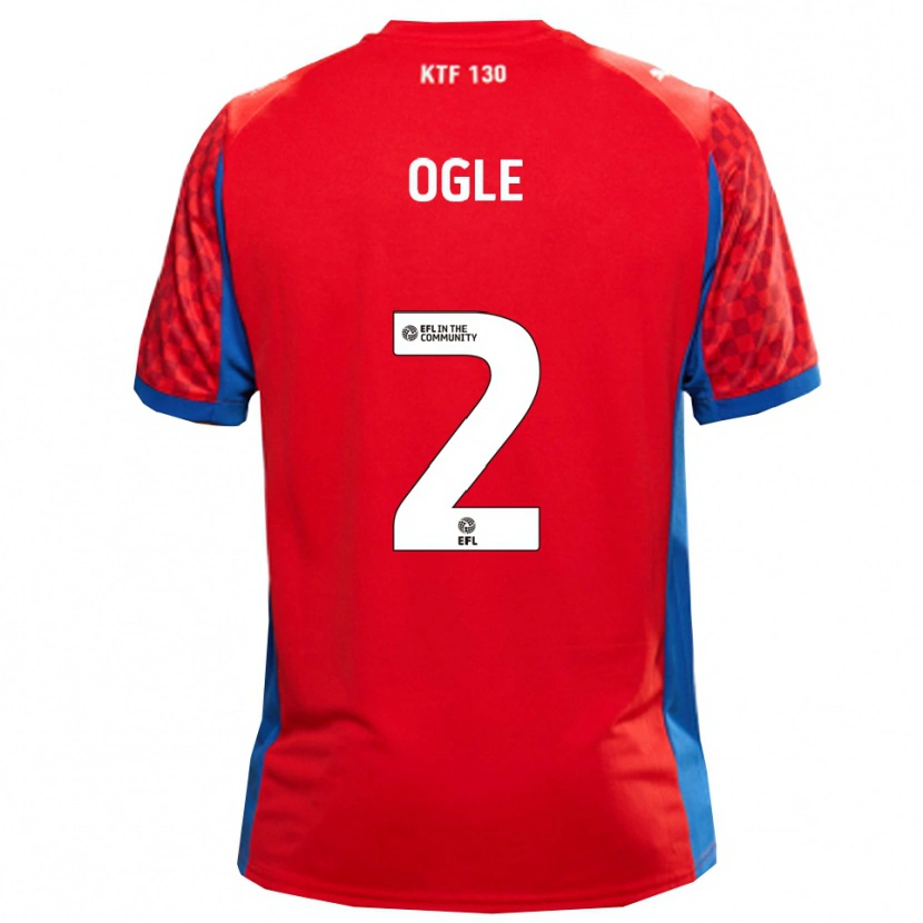 Danxen Dětské Reagan Ogle #2 Červená Modrá Daleko Hráčské Dresy 2025/26 Dres