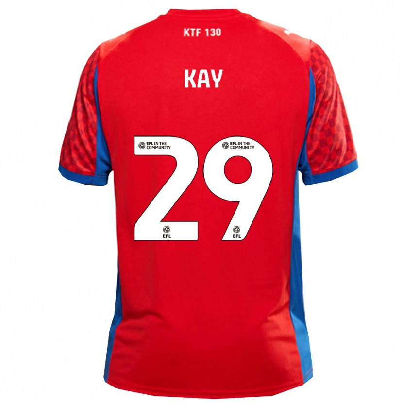 Danxen Dětské Josh Kay #29 Červená Modrá Daleko Hráčské Dresy 2025/26 Dres