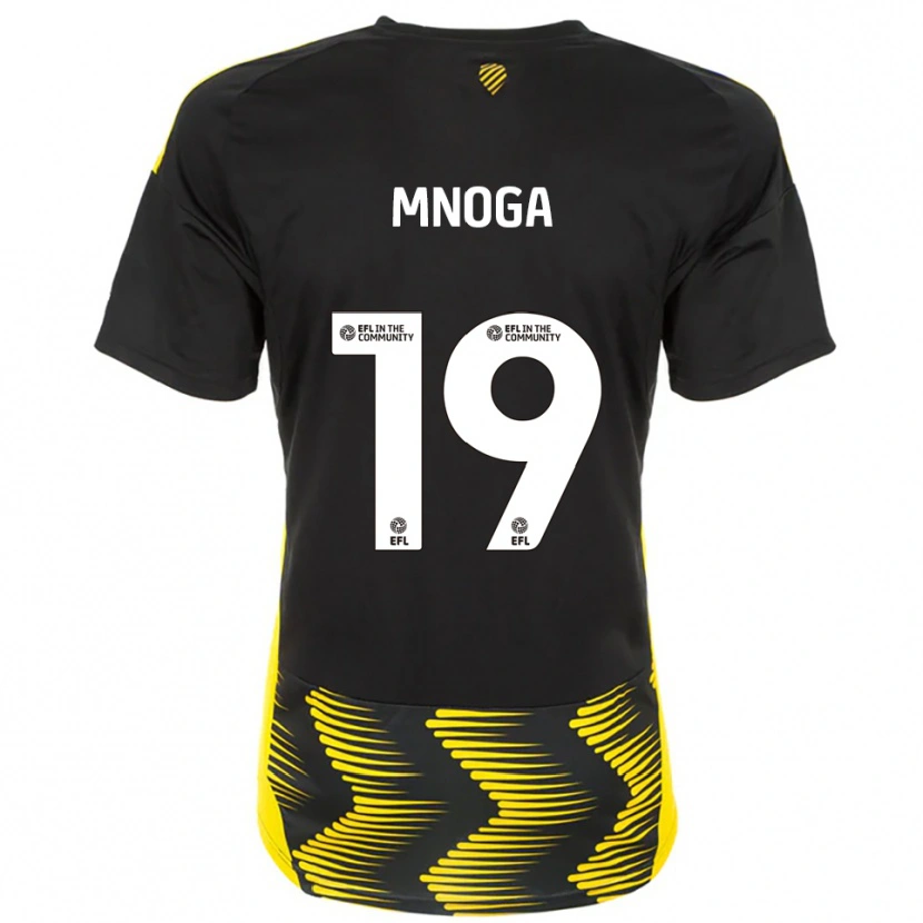 Danxen Dětské Haji Mnoga #19 Černá Žlutá Daleko Hráčské Dresy 2025/26 Dres