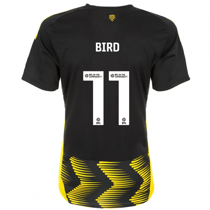 Danxen Dětské Jay Bird #11 Černá Žlutá Daleko Hráčské Dresy 2025/26 Dres