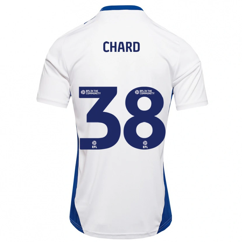 Danxen Dětské Harry Chard #38 Bílá Modrá Daleko Hráčské Dresy 2025/26 Dres