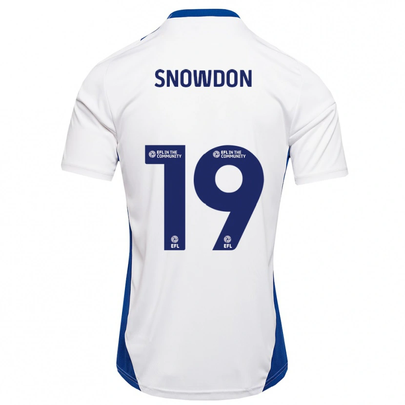 Danxen Dětské Joe Snowdon #19 Bílá Modrá Daleko Hráčské Dresy 2025/26 Dres