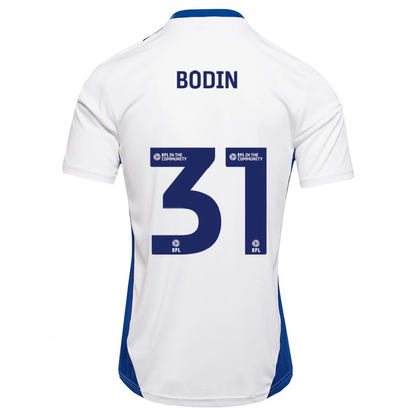 Danxen Dětské Billy Bodin #31 Bílá Modrá Daleko Hráčské Dresy 2025/26 Dres