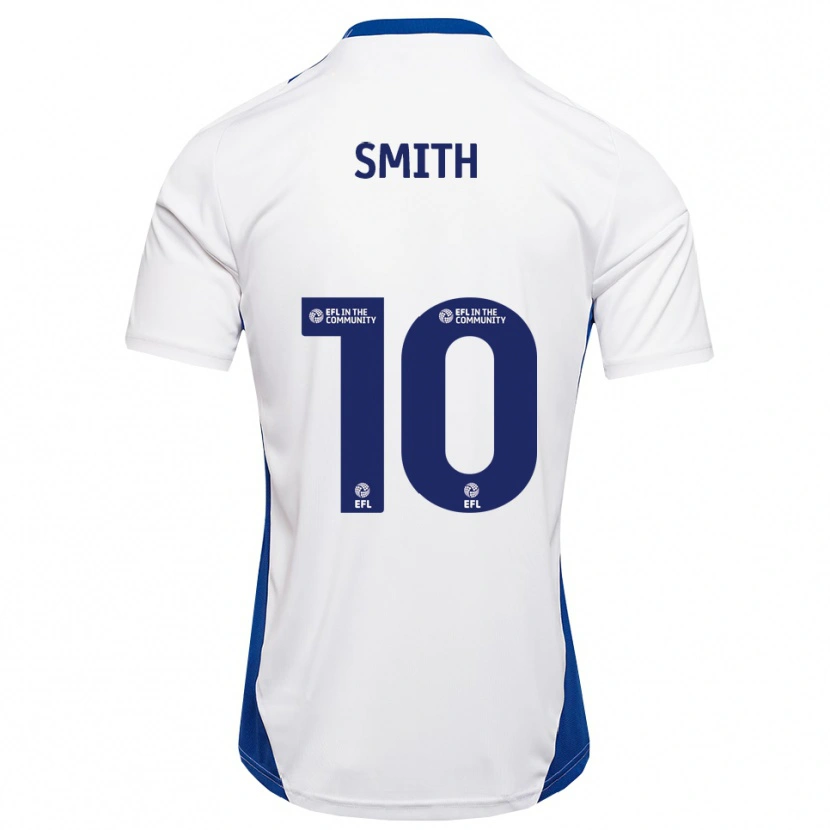 Danxen Dětské Harry Smith #10 Bílá Modrá Daleko Hráčské Dresy 2025/26 Dres