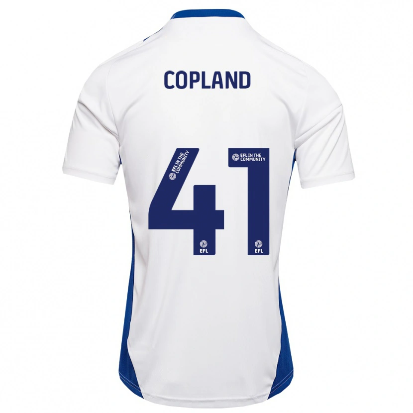 Danxen Dětské Jack Copland #41 Bílá Modrá Daleko Hráčské Dresy 2025/26 Dres