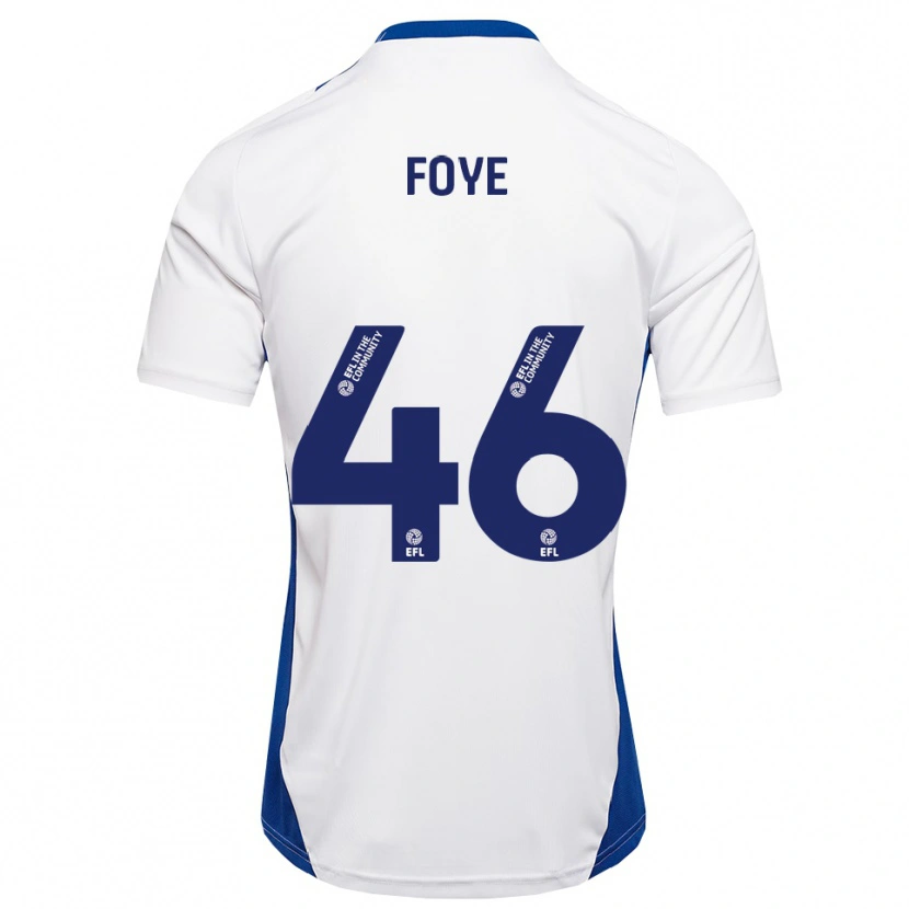 Danxen Dětské Owen Foye #46 Bílá Modrá Daleko Hráčské Dresy 2025/26 Dres