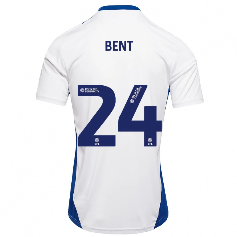 Danxen Dětské Steph Bent #24 Bílá Modrá Daleko Hráčské Dresy 2025/26 Dres