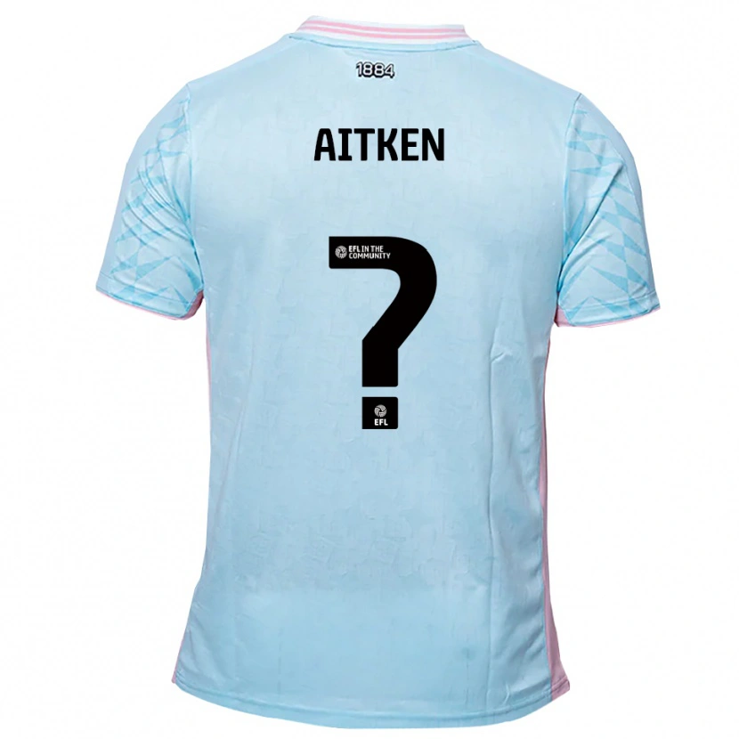 Danxen Dětské Darcie Aitken #0 Nebesky Modrá Růžová Daleko Hráčské Dresy 2025/26 Dres
