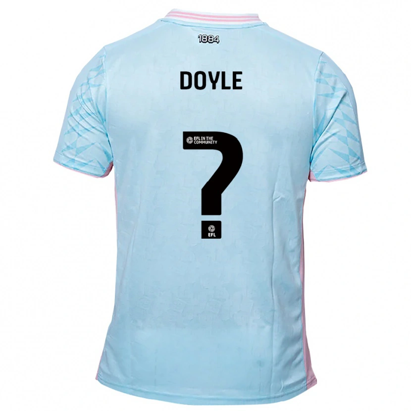 Danxen Dětské Ellie Doyle #0 Nebesky Modrá Růžová Daleko Hráčské Dresy 2025/26 Dres