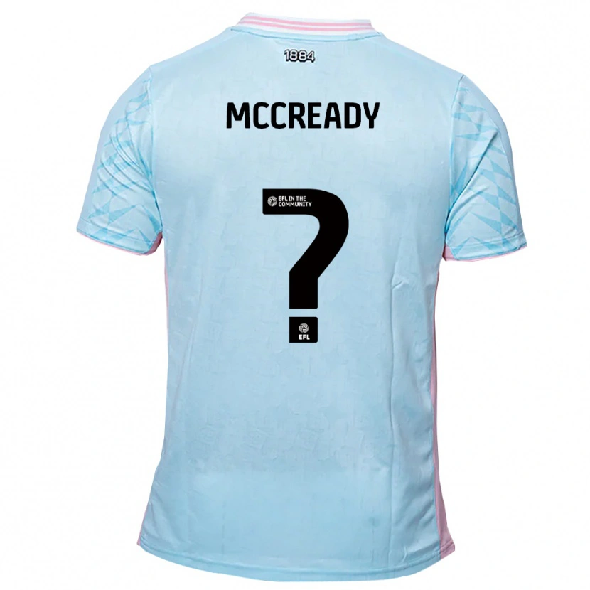 Danxen Dětské Anya Mccready #0 Nebesky Modrá Růžová Daleko Hráčské Dresy 2025/26 Dres