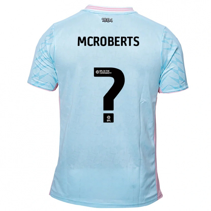 Danxen Dětské Keris Mcroberts #0 Nebesky Modrá Růžová Daleko Hráčské Dresy 2025/26 Dres