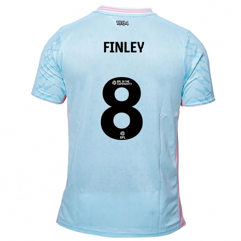 Danxen Dětské Sam Finley #8 Nebesky Modrá Růžová Daleko Hráčské Dresy 2025/26 Dres