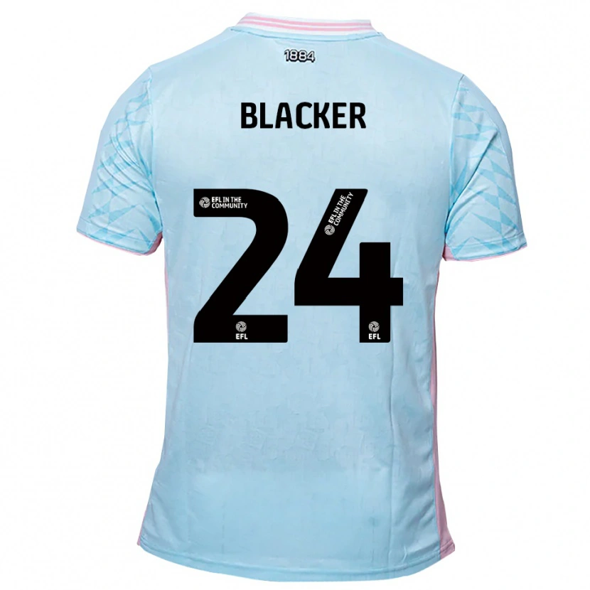 Danxen Dětské Billy Blacker #24 Nebesky Modrá Růžová Daleko Hráčské Dresy 2025/26 Dres