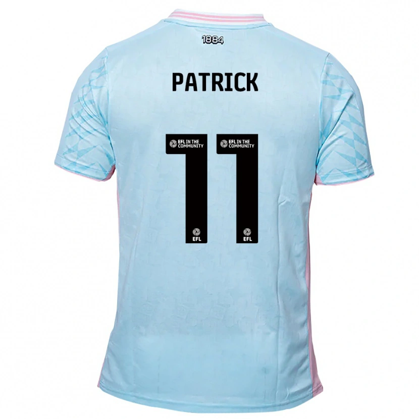 Danxen Dětské Omari Patrick #11 Nebesky Modrá Růžová Daleko Hráčské Dresy 2025/26 Dres