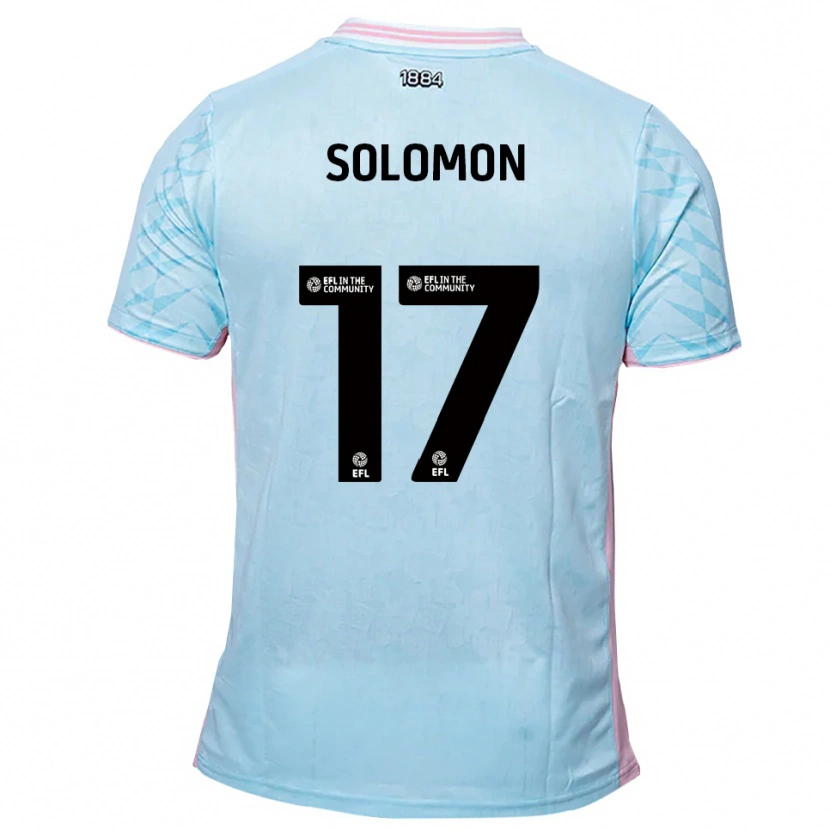Danxen Dětské Sol Solomon #17 Nebesky Modrá Růžová Daleko Hráčské Dresy 2025/26 Dres