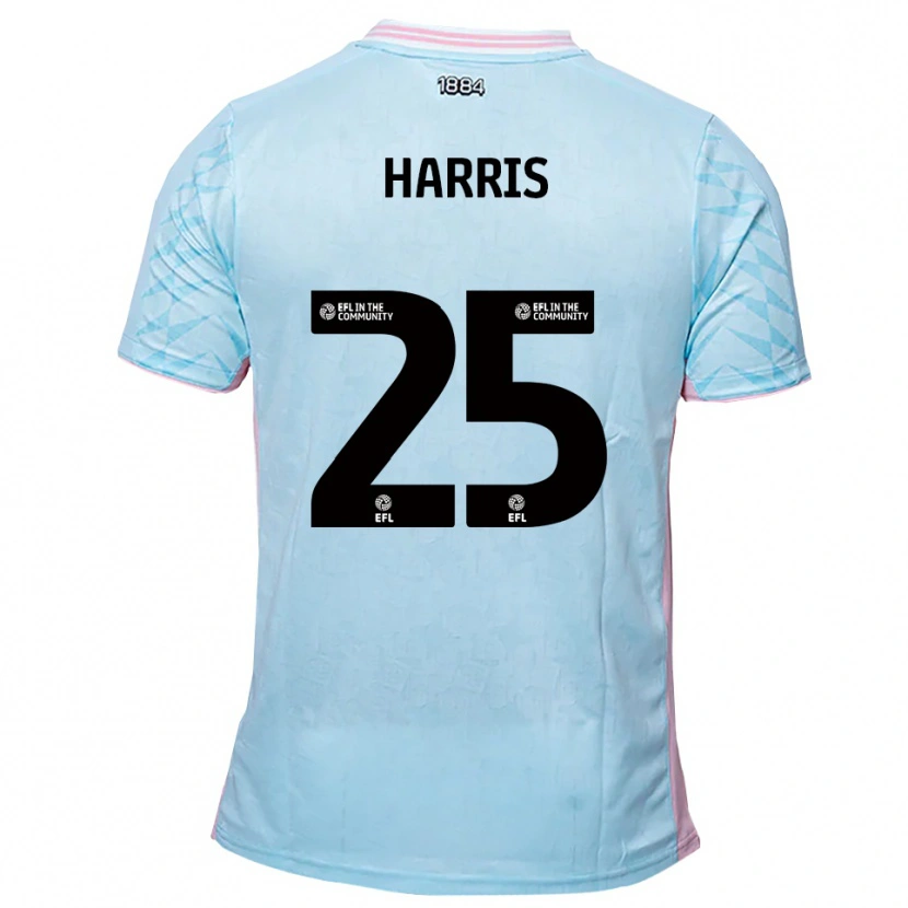 Danxen Dětské Taylan Harris #25 Nebesky Modrá Růžová Daleko Hráčské Dresy 2025/26 Dres