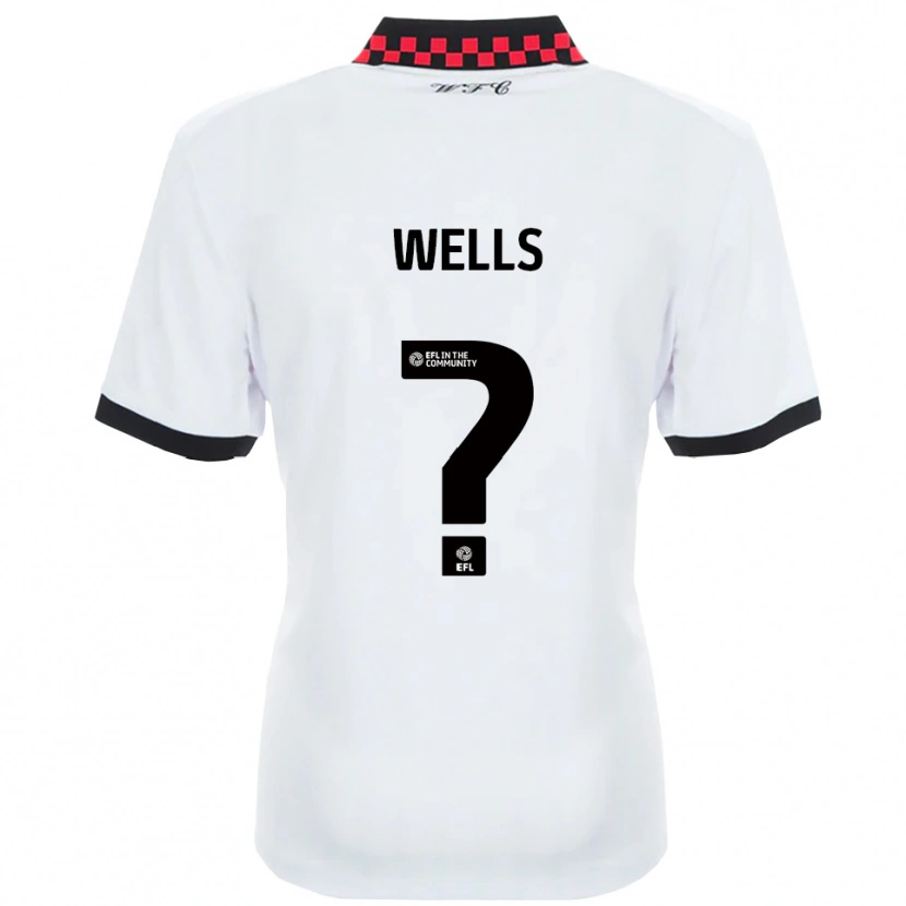 Danxen Dětské Liv Wells #0 Bílá Černá Daleko Hráčské Dresy 2025/26 Dres