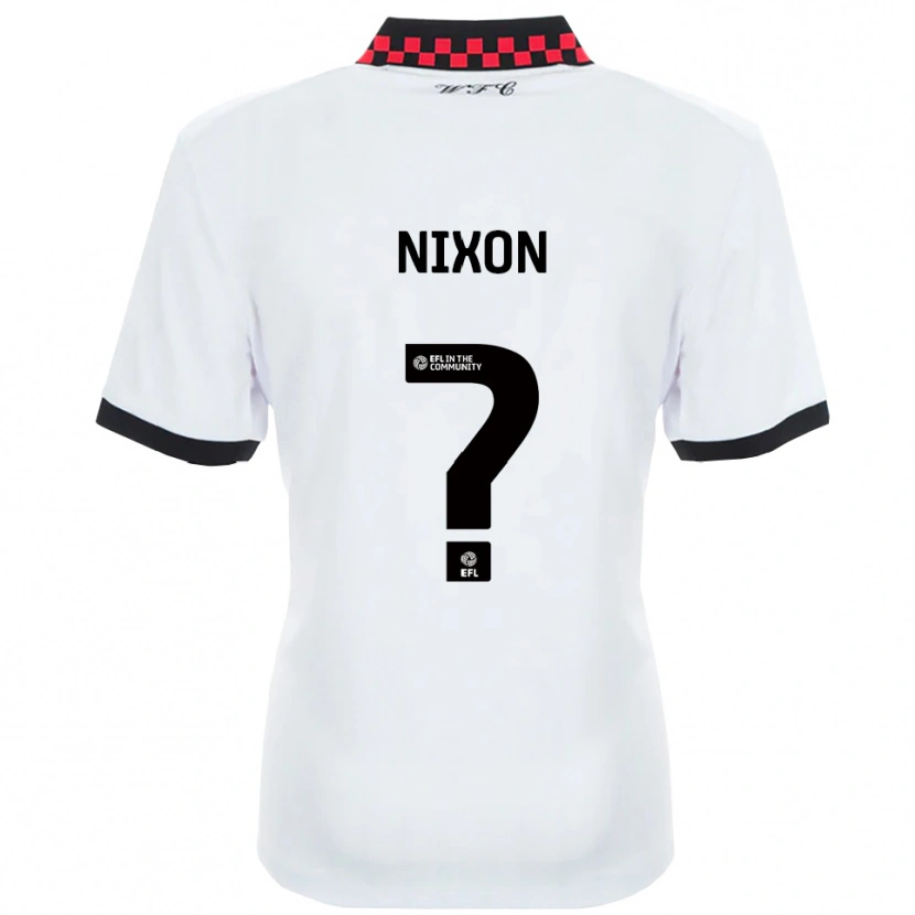 Danxen Dětské Freya Nixon #0 Bílá Černá Daleko Hráčské Dresy 2025/26 Dres