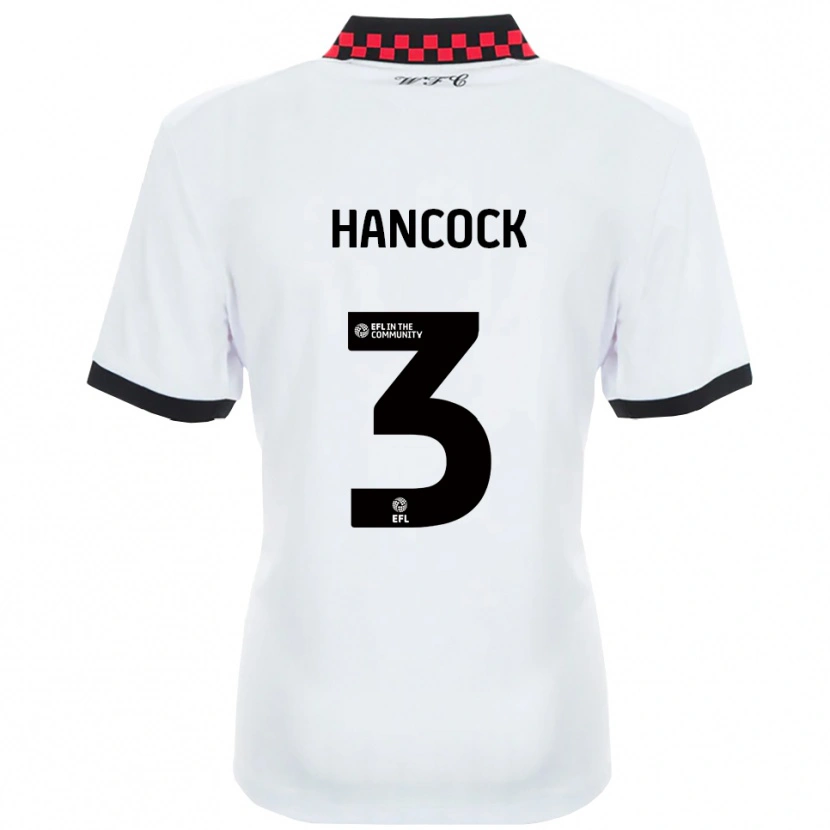 Danxen Dětské Mason Hancock #3 Bílá Černá Daleko Hráčské Dresy 2025/26 Dres