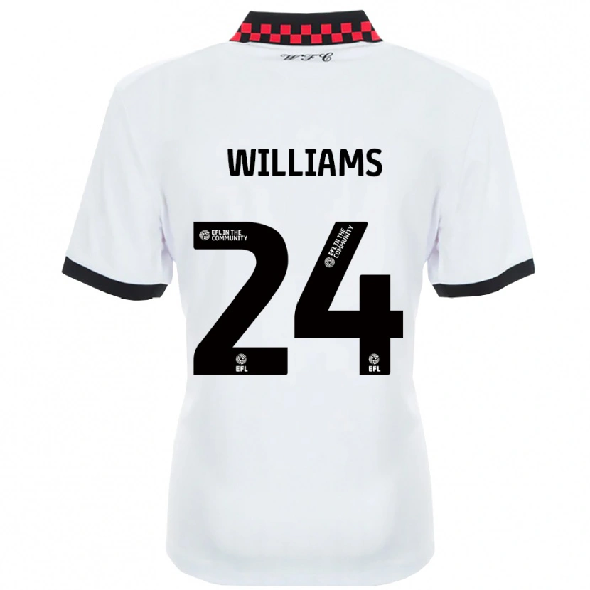 Danxen Dětské Harry Williams #24 Bílá Černá Daleko Hráčské Dresy 2025/26 Dres