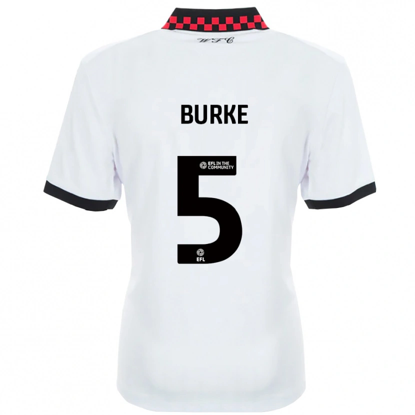Danxen Dětské Harrison Burke #5 Bílá Černá Daleko Hráčské Dresy 2025/26 Dres