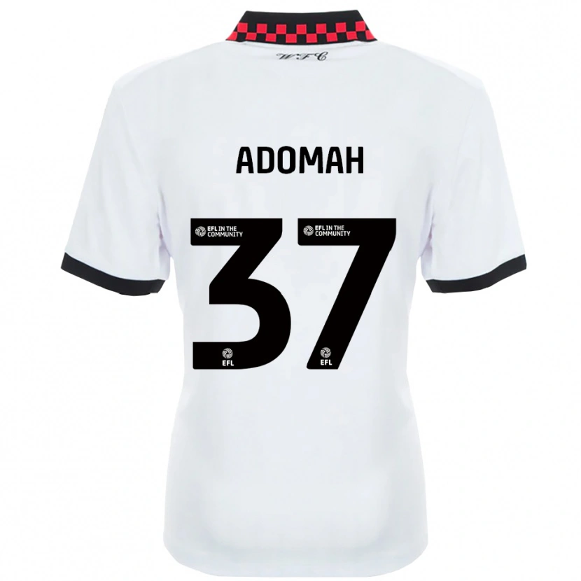 Danxen Dětské Albert Adomah #37 Bílá Černá Daleko Hráčské Dresy 2025/26 Dres