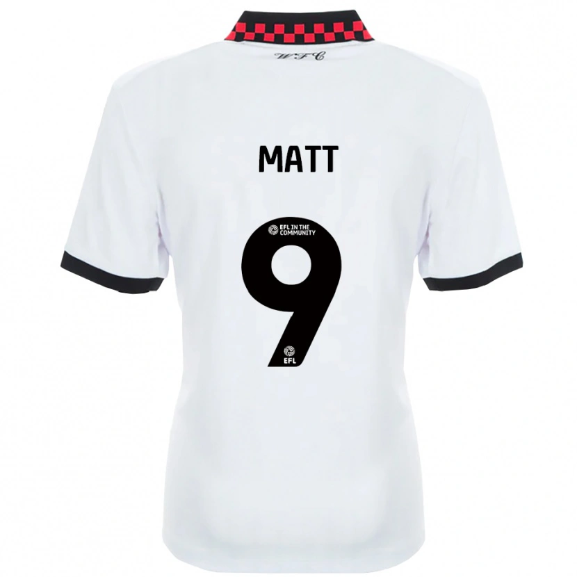 Danxen Dětské Jamille Matt #9 Bílá Černá Daleko Hráčské Dresy 2025/26 Dres