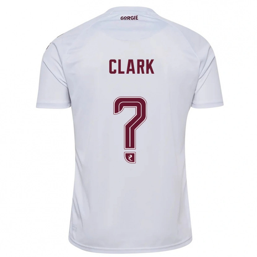 Danxen Dětské Allan Clark #0 Bílá Vínová Daleko Hráčské Dresy 2025/26 Dres