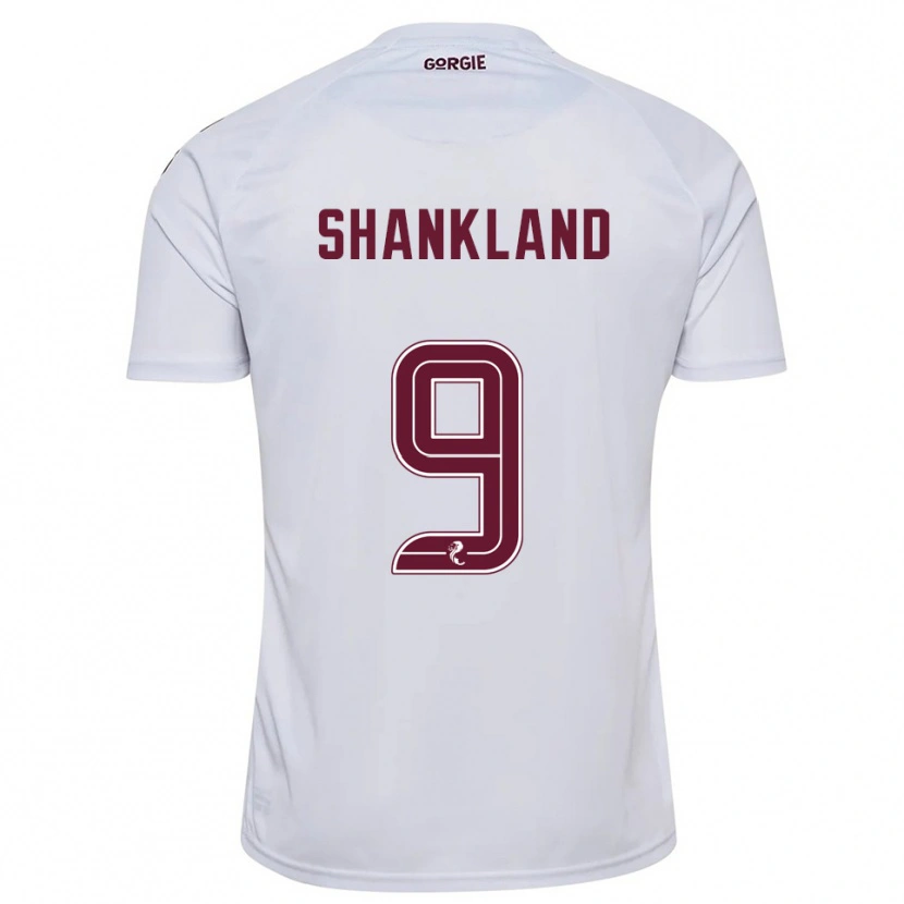Danxen Dětské Lawrence Shankland #9 Bílá Vínová Daleko Hráčské Dresy 2025/26 Dres