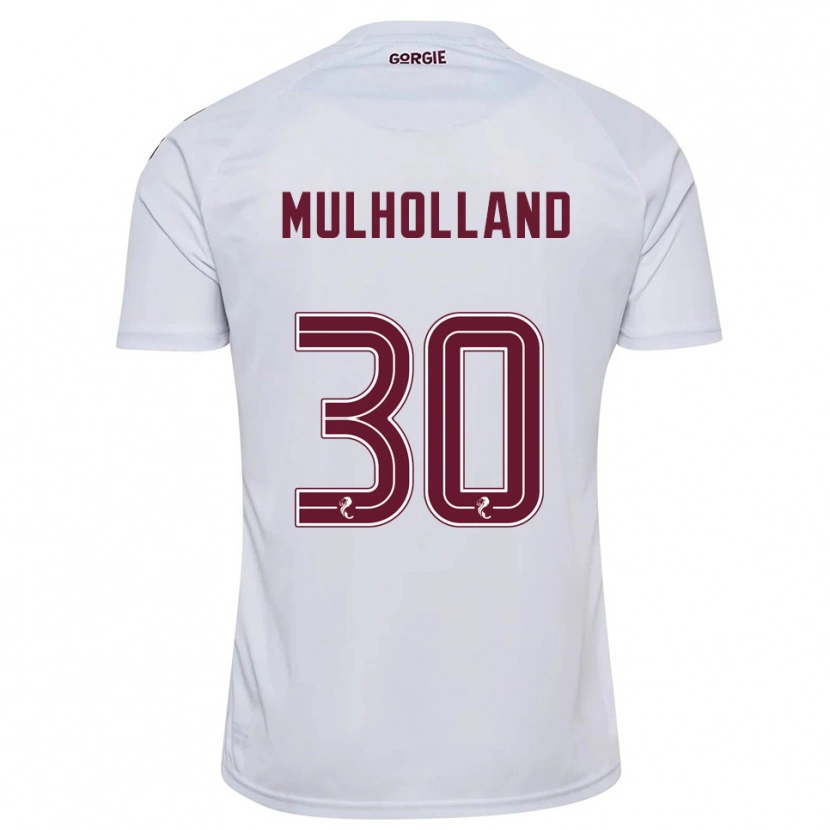 Danxen Dětské James Mulholland #30 Bílá Vínová Daleko Hráčské Dresy 2025/26 Dres