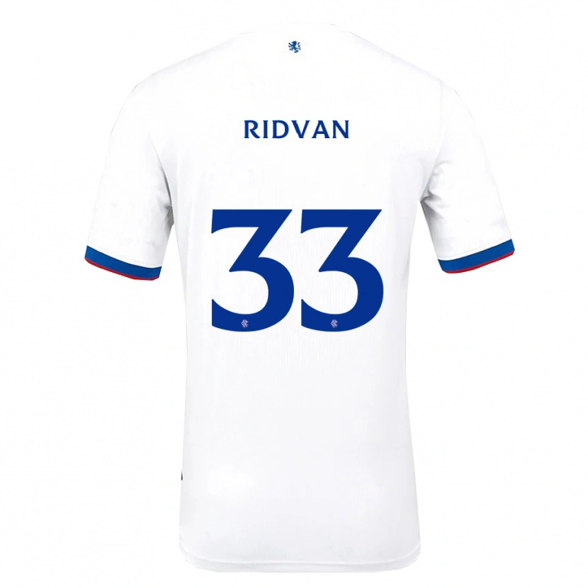 Danxen Dětské Rıdvan Yılmaz #33 Bílá Červená Modrá Daleko Hráčské Dresy 2025/26 Dres