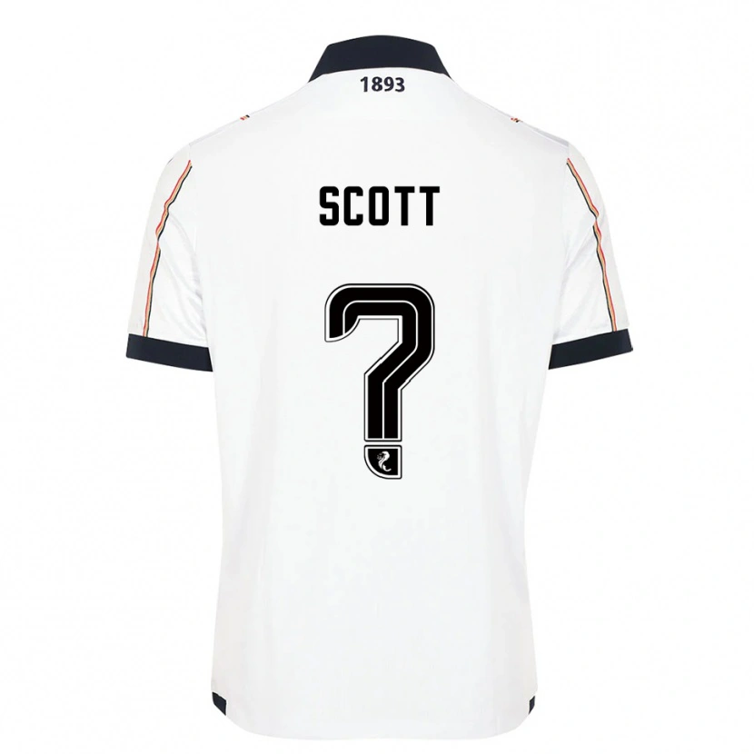 Danxen Dětské Chase Scott #0 Bílá Námořnická Červená Daleko Hráčské Dresy 2025/26 Dres