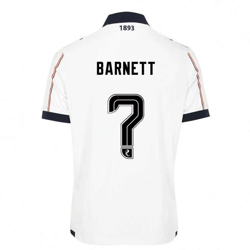 Danxen Dětské Alex Barnett #0 Bílá Námořnická Červená Daleko Hráčské Dresy 2025/26 Dres
