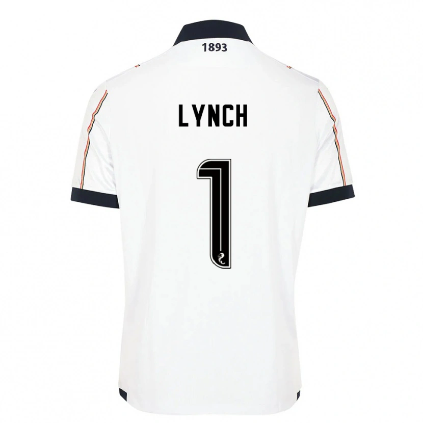Danxen Dětské Ruaridh Lynch #1 Bílá Námořnická Červená Daleko Hráčské Dresy 2025/26 Dres