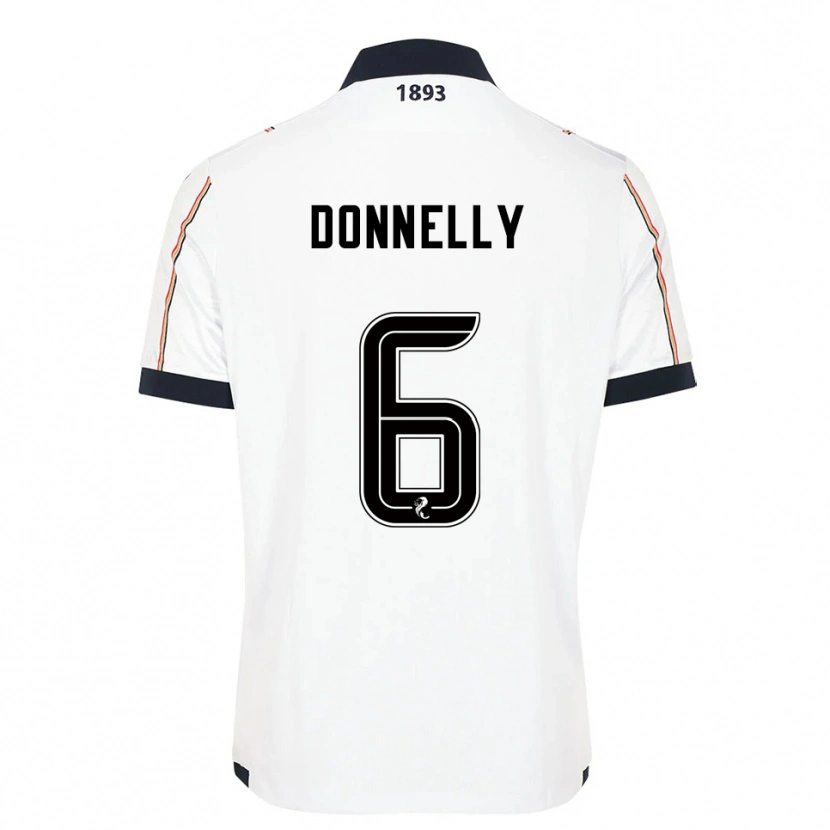 Danxen Dětské Aaron Donnelly #6 Bílá Námořnická Červená Daleko Hráčské Dresy 2025/26 Dres