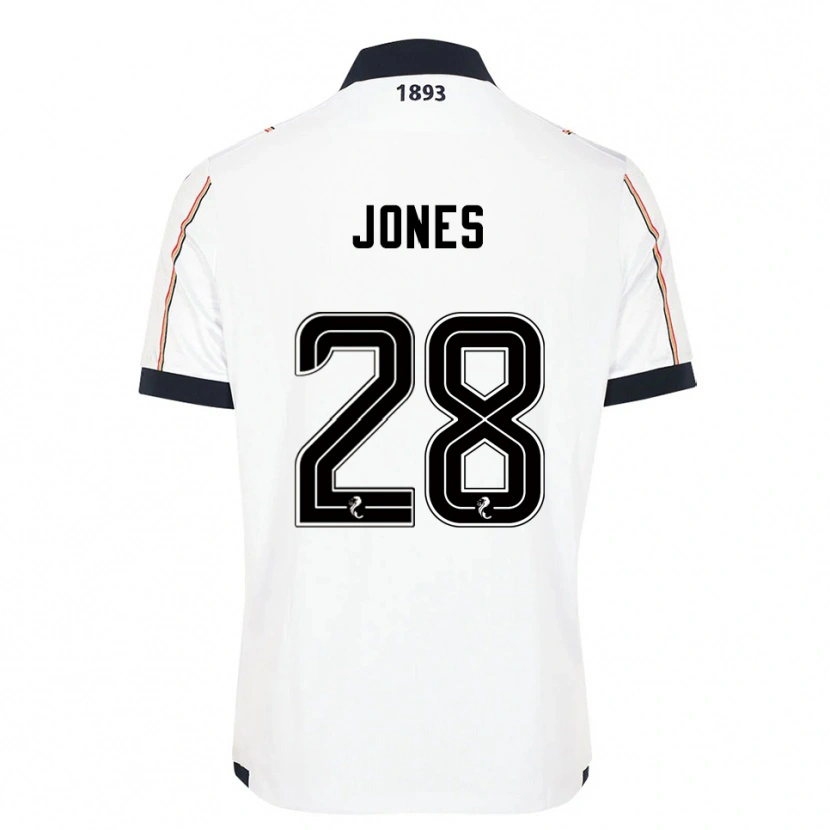 Danxen Dětské Callum Jones #28 Bílá Námořnická Červená Daleko Hráčské Dresy 2025/26 Dres